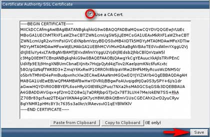 نصب گواهی SSL